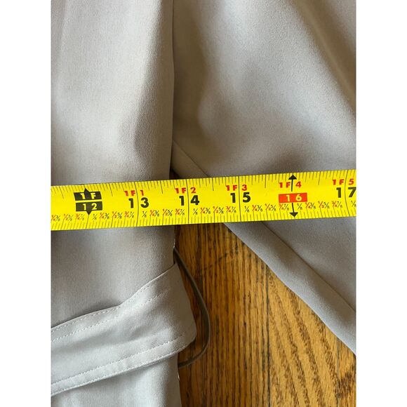 Aritzia BABATON Gray Pullover Cardigan Jacket Shirt Top Women's Size Small - Picture 9 of 11